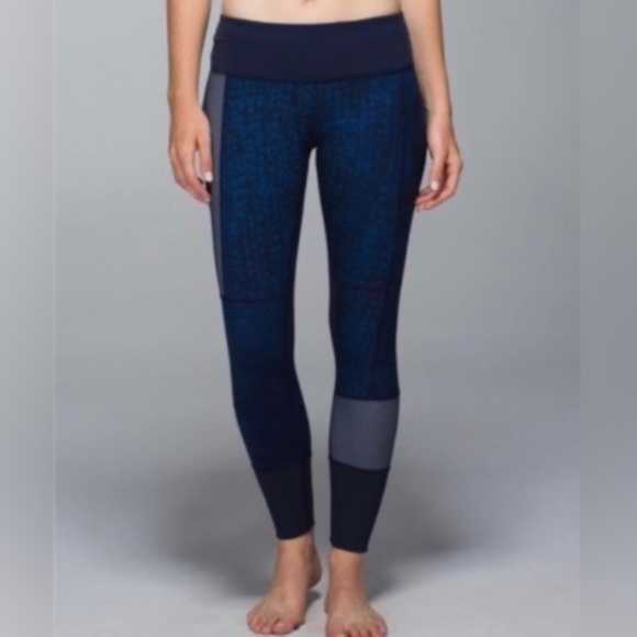 Lululemon Wunder Under Luon Sashiko Patch Leggings - Picture 2 of 12